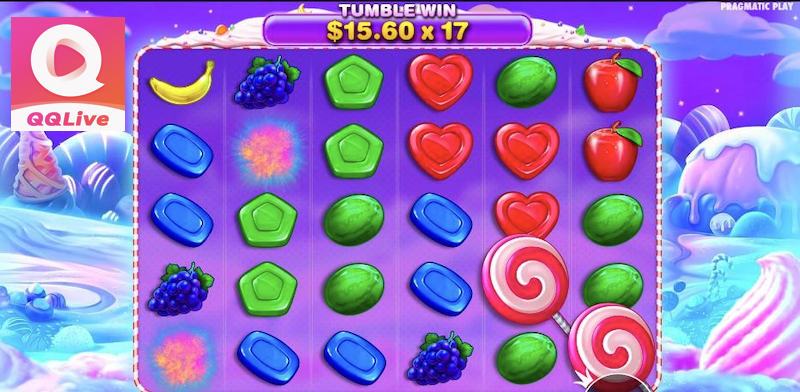 QQlive slot game Sweet Bonanza có giao diện khá giống trò chơi Candy Crush